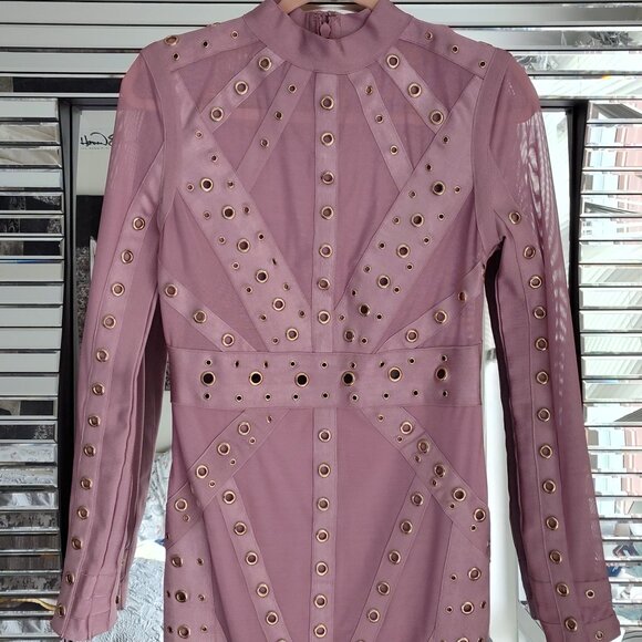 Wow Couture Bodycon Bandage MIDI Dress - Picture 6 of 9